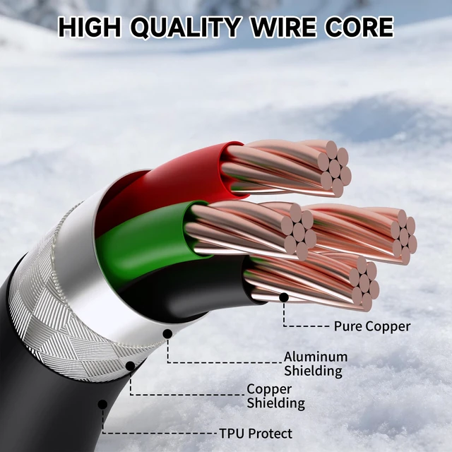 Alt view image 7 of 7 - ATTACK SHARK C08 Dual USB-C RGB Coiled Keyboard Cable, 8K Fast Charging Data Cable for Mechanical Gaming Keyboard & Mouse, Detachable Aviator Connector, Custom Type-C Cable for PC Gamer,Black