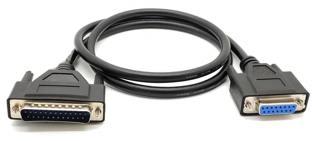 Main image of GXMRHWY DB25 Male to DB15 Female Cable 1 Meter