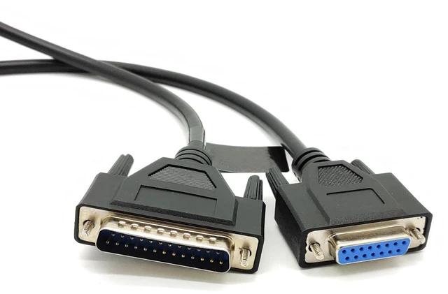 Alt view image 2 of 5 - GXMRHWY DB25 Male to DB15 Female Cable 1 Meter