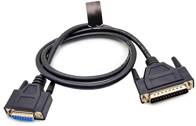 Alt view image 5 of 5 - GXMRHWY DB25 Male to DB15 Female Cable 1 Meter