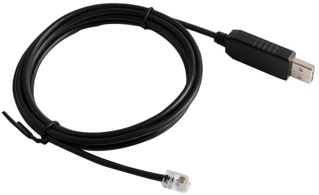 Main image of USB to RJ9 Cable for Celestron NexStar Telescope Console Upgrade Cable (Length: 6feet/180cm)