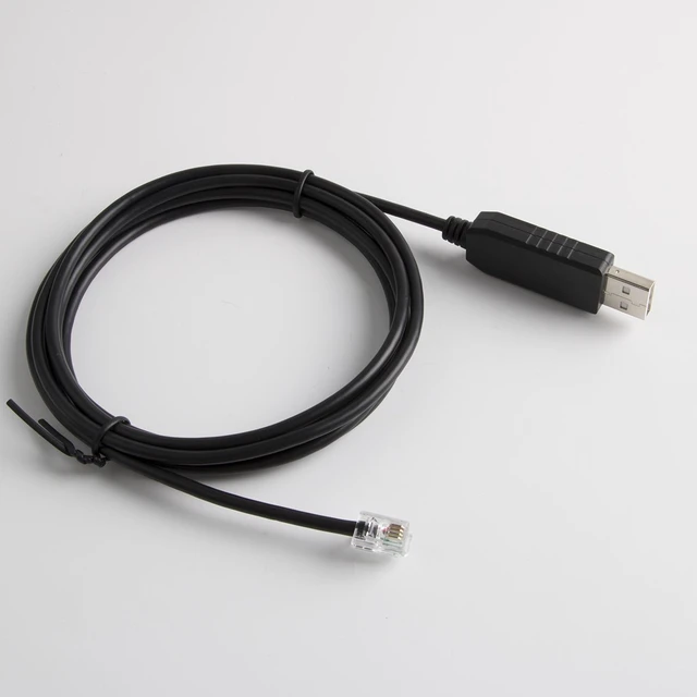 Alt view image 6 of 6 - USB to RJ9 Cable for Celestron NexStar Telescope Console Upgrade Cable (Length: 6feet/180cm)