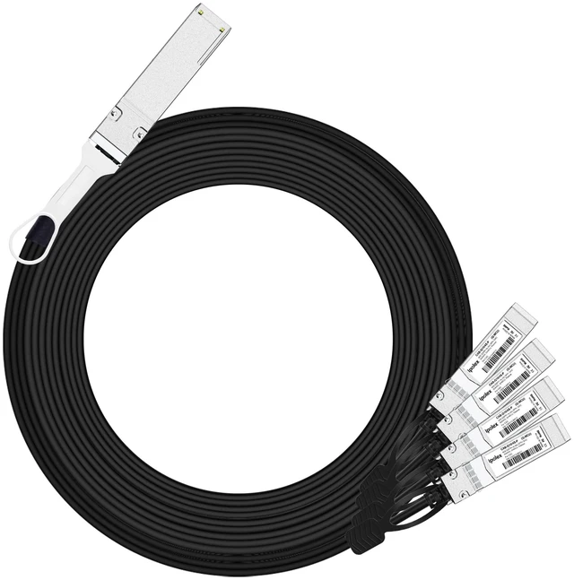 Main image of 40G QSFP+ to 4x10G SFP+ Breakout DAC Twinax Cable for Cisco QSFP-4SFP10G-CU2M, 2-Meter(6.5ft), 40GBASE-CR4 Direct Attach Copper(DAC) Passive Copper Cable, for Cisco, Ubiquiti and More