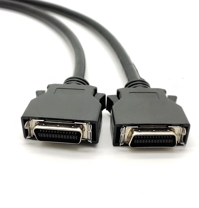 Main image of SCSI MDR 20Pin Male to Male Straight Snap Type Connector with Servo Cable 2Meters