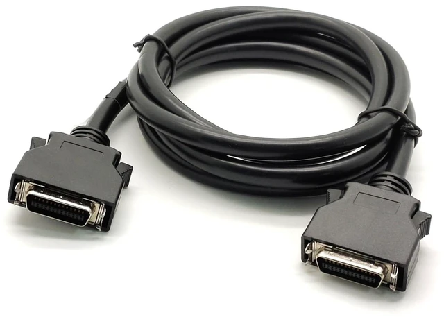 Alt view image 2 of 7 - SCSI MDR 20Pin Male to Male Straight Snap Type Connector with Servo Cable 2Meters