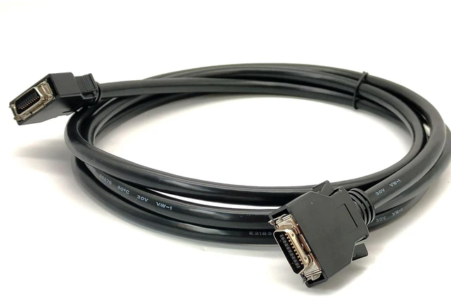 Alt view image 3 of 7 - SCSI MDR 20Pin Male to Male Straight Snap Type Connector with Servo Cable 2Meters