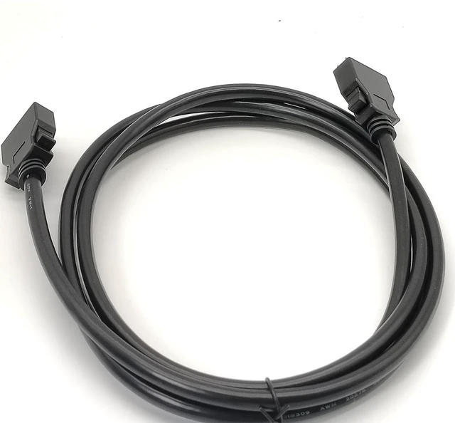Alt view image 6 of 7 - SCSI MDR 20Pin Male to Male Straight Snap Type Connector with Servo Cable 2Meters