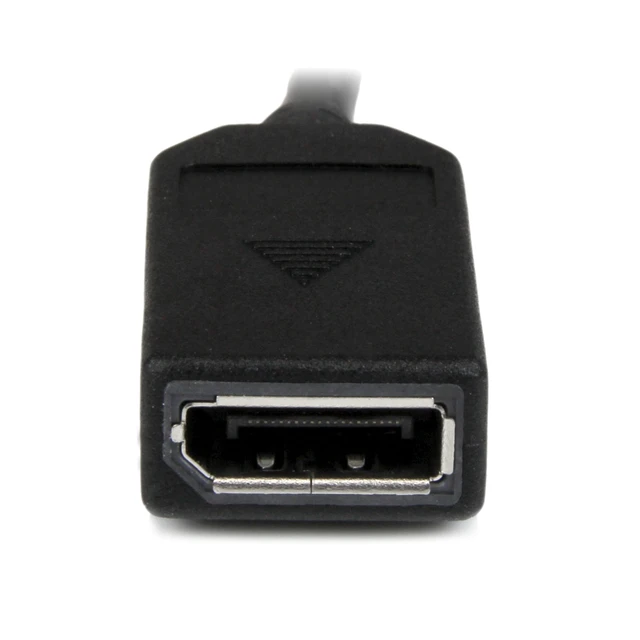 Alt view image 3 of 6 - DMS-59 to DisplayPort - 8in - DMS 59 to 2x DP - Y Cable - DMS-59 Adapter - DisplayPort Splitter Cable - LFH Cable (DMSDPDP1),Black
