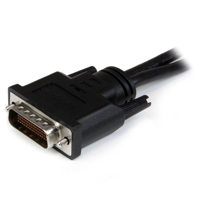 Alt view image 4 of 6 - DMS-59 to DisplayPort - 8in - DMS 59 to 2x DP - Y Cable - DMS-59 Adapter - DisplayPort Splitter Cable - LFH Cable (DMSDPDP1),Black