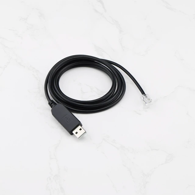 Alt view image 6 of 7 - Traders USB to RJ9 Cable Telescope Console Upgrade Cable 1.8m USB to RJ9 Data Transmission Cord Compatible with Celestron NexStar 4SE NexStar 6SE NexStar 8 SE, Black