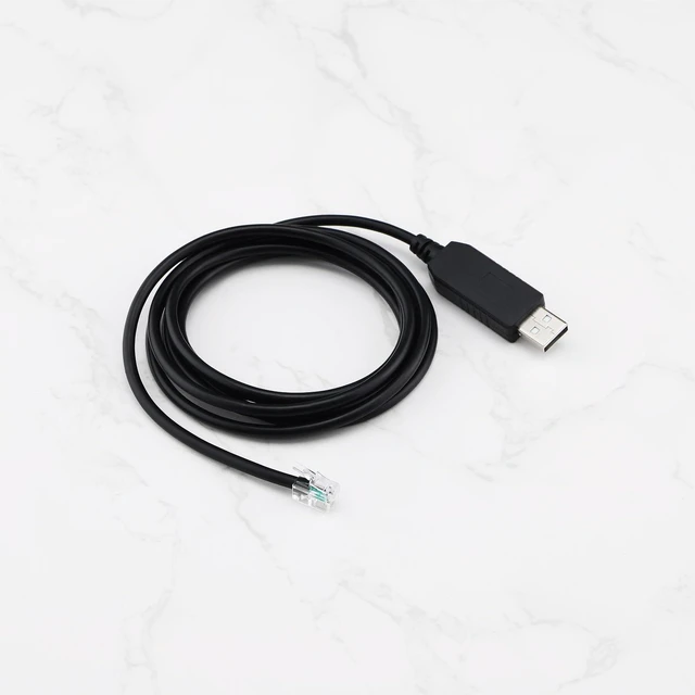 Alt view image 7 of 7 - Traders USB to RJ9 Cable Telescope Console Upgrade Cable 1.8m USB to RJ9 Data Transmission Cord Compatible with Celestron NexStar 4SE NexStar 6SE NexStar 8 SE, Black