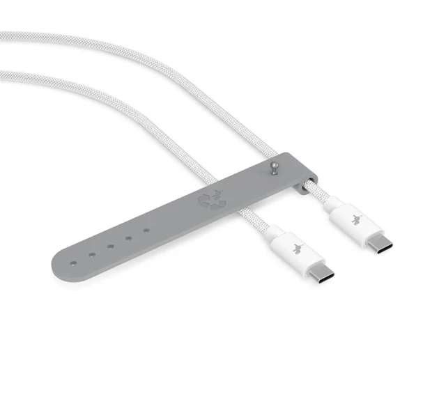 Alt view image 7 of 7 - POWERKNIT USB C to USB C Cable (3M/4FT) Durable Fast Charging Cord | Type C Fast Charging Cable with Cable Strap, Compatible with Apple iPhone 18/17/16/15, Samsung, MacBook Air/Pro/Max 2018-2022