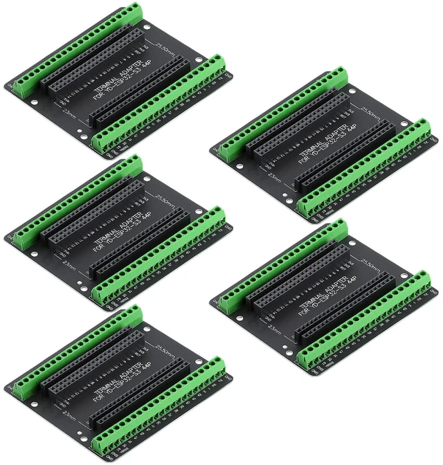 Main image of 5PCS ESP32 S3 Breakout Board GPIO 1 into 2, 44 Pin Expansion Board Compatible with ESP32 S3 Development Board, N8R2/N16R8 Module