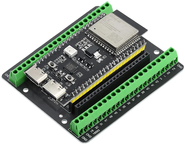 Alt view image 5 of 7 - 5PCS ESP32 S3 Breakout Board GPIO 1 into 2, 44 Pin Expansion Board Compatible with ESP32 S3 Development Board, N8R2/N16R8 Module