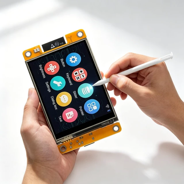 Alt view image 7 of 7 - 2 Pack ESP32 CYD Cheap Yellow Display, 2.8" Touch Screen Display ESP32-2432S028R, 240×320 TFT LCD, WiFi Bluetooth Dual-Core 240MHz Development Board Compatible with Arduino IDE for IoT DIY