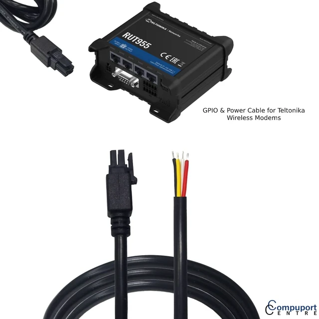 Alt view image 6 of 7 - 4 Pins Boot Molex DC GPIO Power Cable Shielded and soldered Tips, Compatible with Microhard, Cradlepoint, Teltonika, Sierra Wireless Airlink,Peplink, Perle and More Cellular Modems