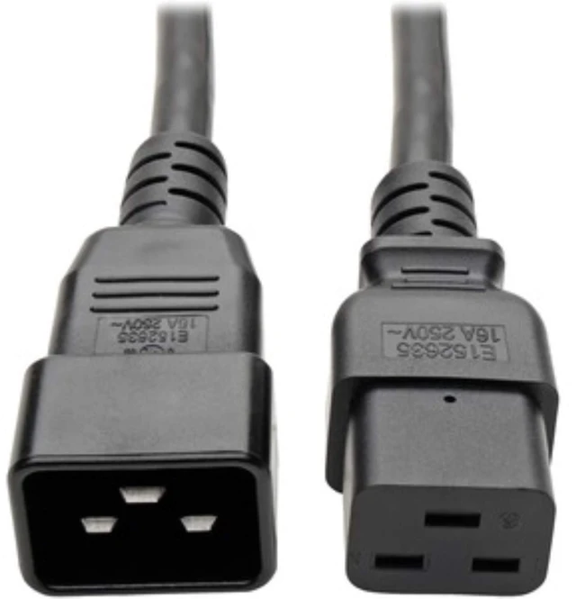 Main image of P036-010-15A Heavy Duty Power Extension Cord 14 AWG IEC 320 C19-C20 10'