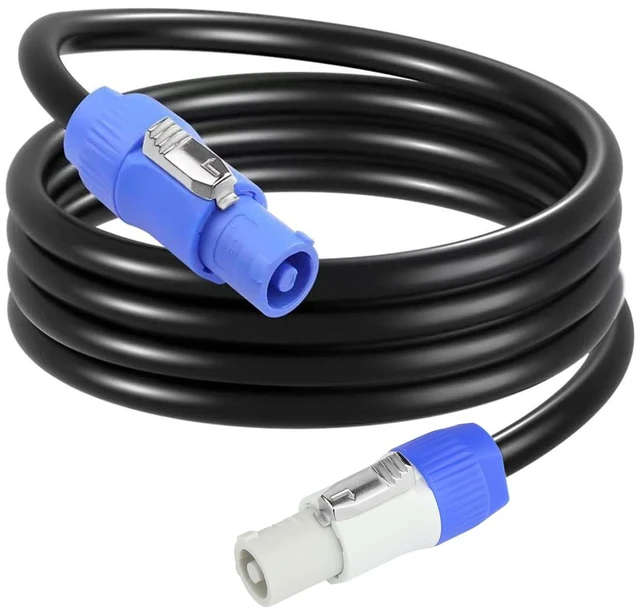 Main image of PowerCon Power Cable NAC3MPA to NAC3FCA/B PowerCon in Connector 3 Pin AC Power Extension Cable 13AWG 25A 2m 6.6Ft for LED Display Screen Stage Light Audio Video Equipment