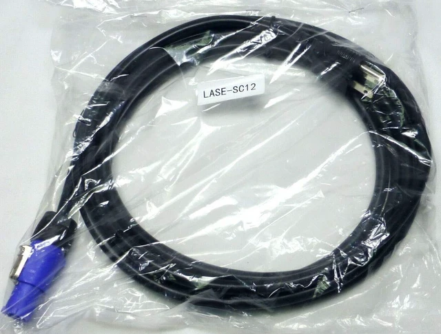 Alt view image 3 of 4 - 12Ft (3.6M) PowerCon NEUTRIK REAN to AC 3 Pin Edison Plug Cable 14AWG (Powered Speakers)