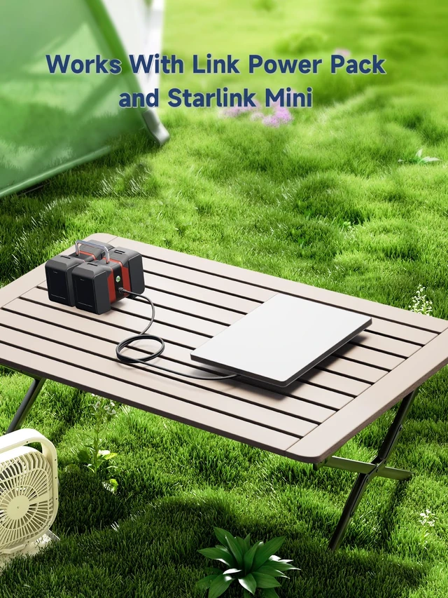 Alt view image 6 of 6 - DC to DC Power Cable for Starlink Mini, 1m/3.3ft 100W, 2 Pack | Starlink Mini Power Cable 5.5 x 2.1mm