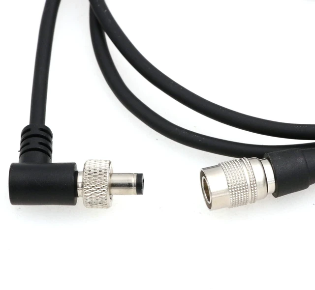 Alt view image 5 of 6 - Hirose 4 Pin Male to Elbow Locking 2.5DC Power Cable for Shogun Flame Ninja Inferno/Lectrosonics SR receivers (Straight Cable)