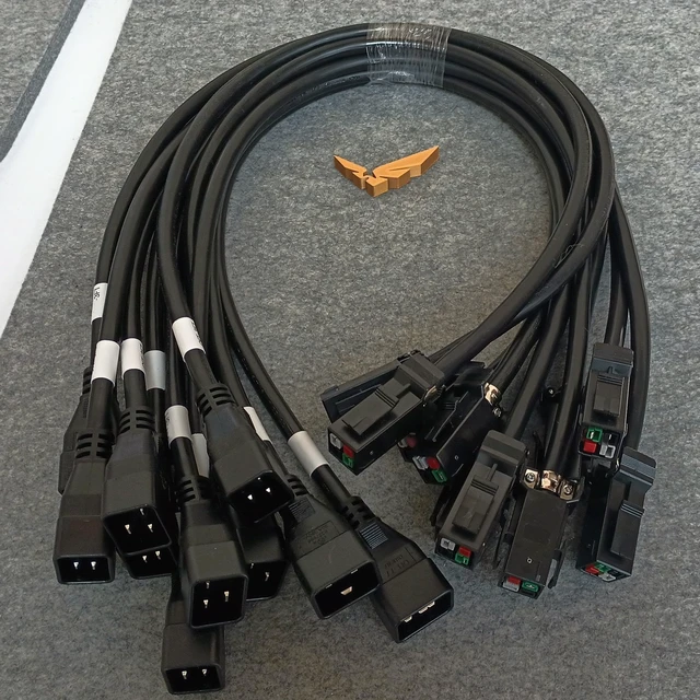Alt view image 2 of 2 - AltairTech.io IEC C20 to P13 Heavy Duty Power Cord, 4 ft, 12 AWG, 20A