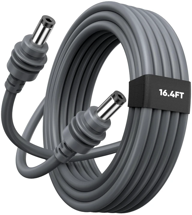 Main image of Starlink Mini Power Cable 16.4FT/5M, Replacement DC Power Cable | 18AWG DC to DC Male to Male Waterproof Replacement Cord Compatible with Starlink Mini, Ideal for RV, Truck, Travel, Camping