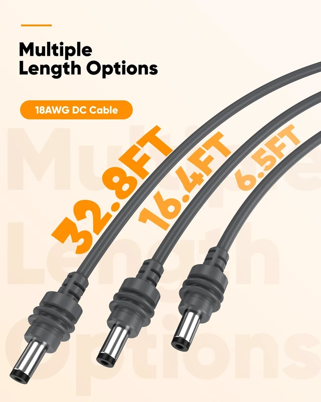 Alt view image 5 of 7 - Starlink Mini Power Cable 16.4FT/5M, Replacement DC Power Cable | 18AWG DC to DC Male to Male Waterproof Replacement Cord Compatible with Starlink Mini, Ideal for RV, Truck, Travel, Camping