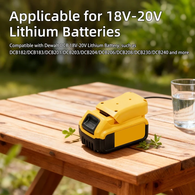 Alt view image 2 of 7 - Mini 18V Battery Adapter with DC Female Socket 1FT, Starlink Mini 18-20V Battery Charger Adapter, DC5521 Female Extension Power Cable Connector