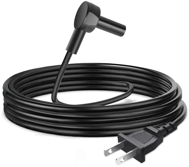 Main image of 18 AW Power Cord for Sonos Era 100 and Era 300 Speakers, Sonos Beam Gen 2 Soundbar, RAY, ARC, SUB (GEN 3), SUB-Mini, AMP, Beam, Play Base, Five, PLAY5 (GEN 2) - Black Power Cable (16-Foot)