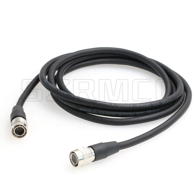 Alt view image 2 of 5 - Hirose 10 Pin Male to Female Remote Cable for Sony CCA-7 RCP D50/D51 Panasonic Camera RC10G Remote Control Unit (2m/6.5ft)