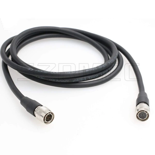 Alt view image 4 of 5 - Hirose 10 Pin Male to Female Remote Cable for Sony CCA-7 RCP D50/D51 Panasonic Camera RC10G Remote Control Unit (2m/6.5ft)