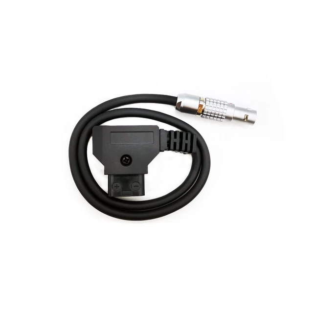 Alt view image 5 of 7 - Teradek SmallHD ARRI RED Flexible Power Cable, D-tap to 0B 2-Pin Male Plug Form Gold Mount V-Mount Dtap to Transvideo Monitor