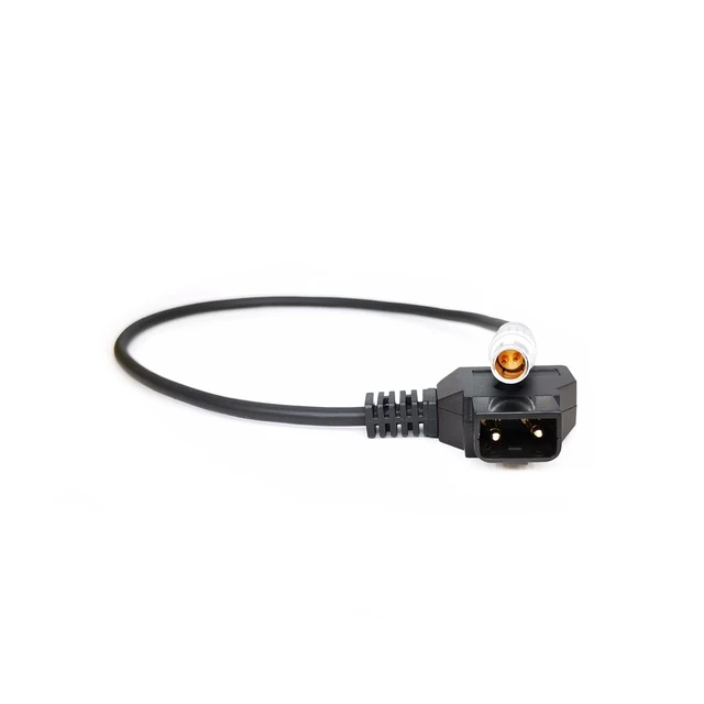 Alt view image 6 of 7 - Teradek SmallHD ARRI RED Flexible Power Cable, D-tap to 0B 2-Pin Male Plug Form Gold Mount V-Mount Dtap to Transvideo Monitor