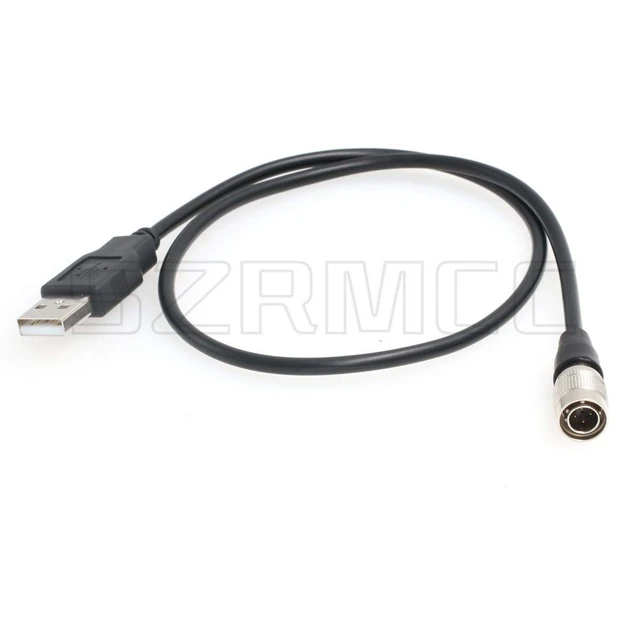 Alt view image 3 of 4 - USB to Hirose 4 pin Male Power Cable for Zoom F4 F8 Sound Devices 633 644 688 Recorders (30cm)