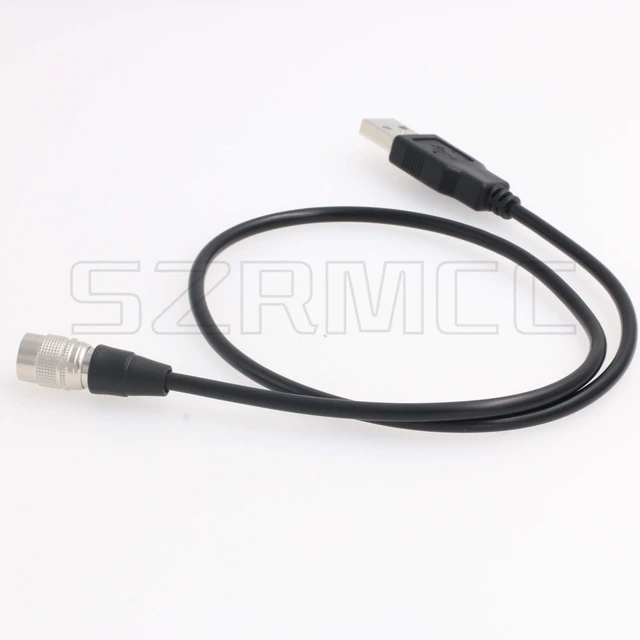 Alt view image 4 of 4 - USB to Hirose 4 pin Male Power Cable for Zoom F4 F8 Sound Devices 633 644 688 Recorders (30cm)