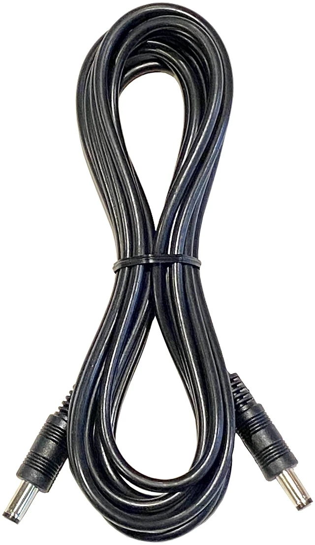 Alt view image 3 of 3 - 10 Pack of 10ft 22AWG DC Power Cables Male to Male 120" 5.5mm X 2.1mm Barrel Plug