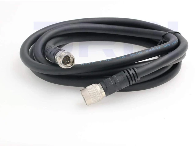 Alt view image 2 of 4 - Hirose HR10A-10P-12S to HR10A-10J-12P Extension Coaxial Cable fr SFCC CCD Camera (2M)