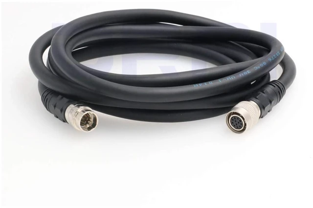 Alt view image 3 of 4 - Hirose HR10A-10P-12S to HR10A-10J-12P Extension Coaxial Cable fr SFCC CCD Camera (2M)