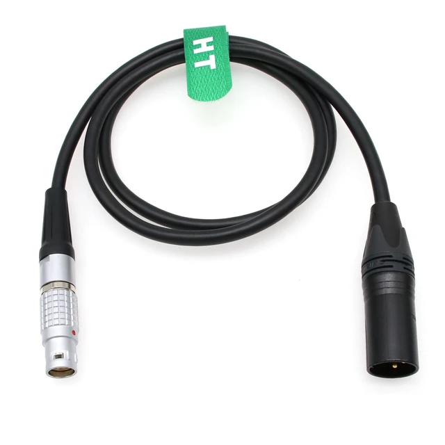 Alt view image 2 of 4 - 24V Power Cable XLR 3 Pin to 8 Pin for ARRI Alexa 35, Mini, Amira, Alexa Mini LF Camera (XLR3M 1m, Straight 8-Pin)