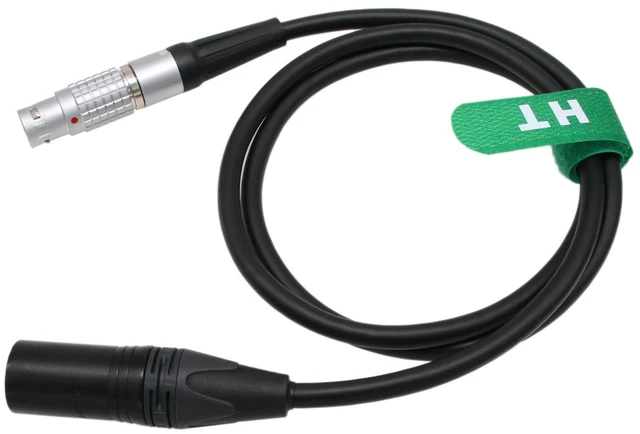 Alt view image 3 of 4 - 24V Power Cable XLR 3 Pin to 8 Pin for ARRI Alexa 35, Mini, Amira, Alexa Mini LF Camera (XLR3M 1m, Straight 8-Pin)