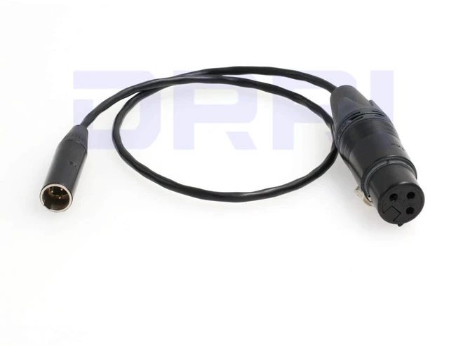 Alt view image 2 of 3 - Blackmagic Video Assist 4K BMD BMPCC Audio Cables Mini XLR to XLR