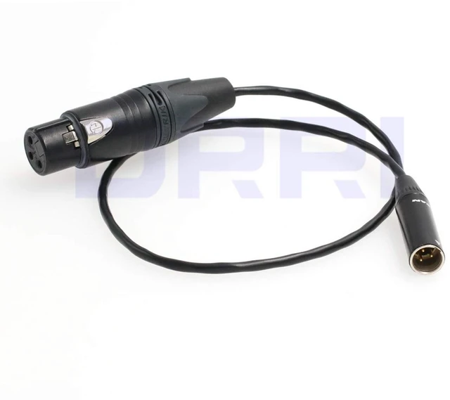 Alt view image 3 of 3 - Blackmagic Video Assist 4K BMD BMPCC Audio Cables Mini XLR to XLR