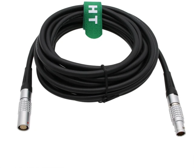 Main image of Cable for B&K Microphone Preamplifier Type 3639 2270 2260 2250 Sound Level Meter, 1B 7-pin Female to 1B 10-pin Male 1m