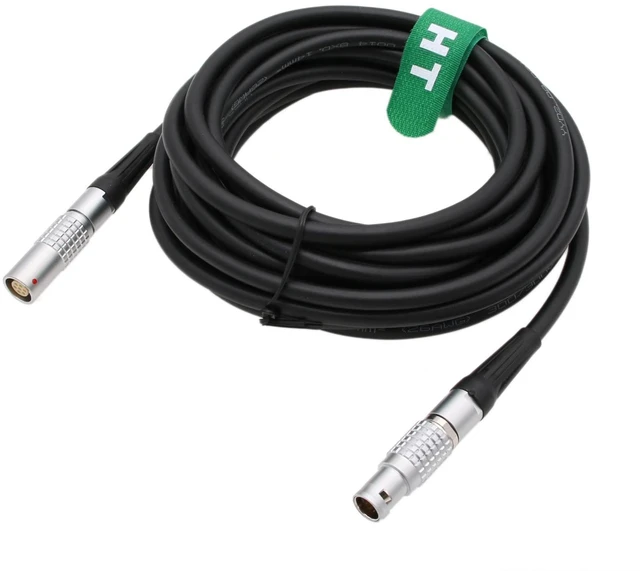Alt view image 5 of 5 - Cable for B&K Microphone Preamplifier Type 3639 2270 2260 2250 Sound Level Meter, 1B 7-pin Female to 1B 10-pin Male 1m