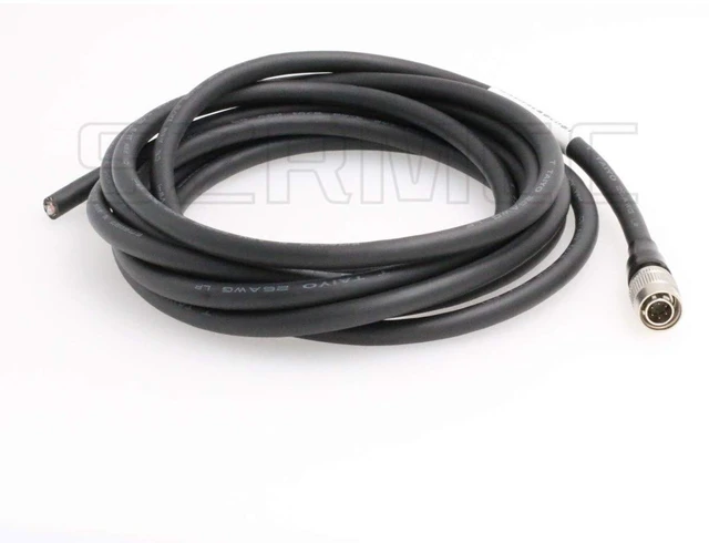 Main image of Hirose 6 pin Male to Open end IO Trigger Power Cable for Basler Cognex Jai GIGE CCD Camera (5m/16.4ft)