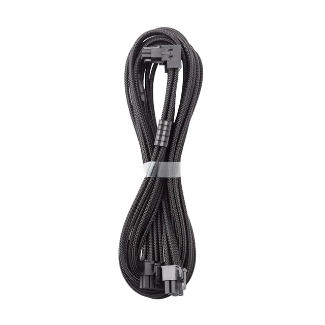 Main image of RT-Series Pro ModMesh Sleeved 12VHPWR 90° StealthSense PCI-e Cable for ASUS/Seasonic/Phanteks - Variant A (Black, 16-pin to Dual 8-pin, 60cm)
