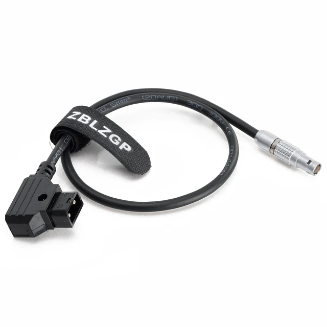 Alt view image 4 of 4 - Cinema Camera Power Cable D-tap to 2 Pin Female for RED Komodo Camera