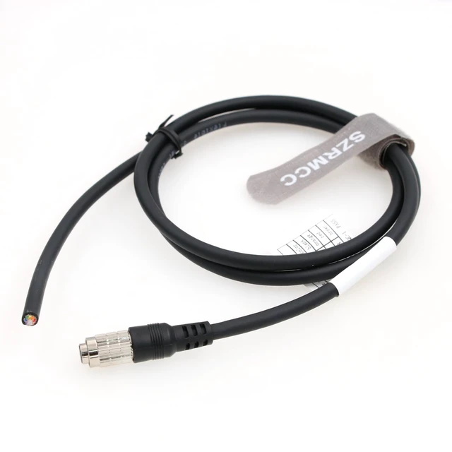 Alt view image 3 of 5 - Hirose 8 Pin Female to Open End HR25-7TR-8S I/O Power Cable Cable for FLIR Allied Vision Mako GigE CCD DAHENG Imaging Industry Machine Vision Camera (3m/9.8ft)