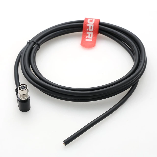 Alt view image 2 of 3 - Basler GIGE AVT CCD Camera Hirose 6 Pin Female(HR10A-7P-6S) High Flex Cable to Open I/O Power High Flex Cable